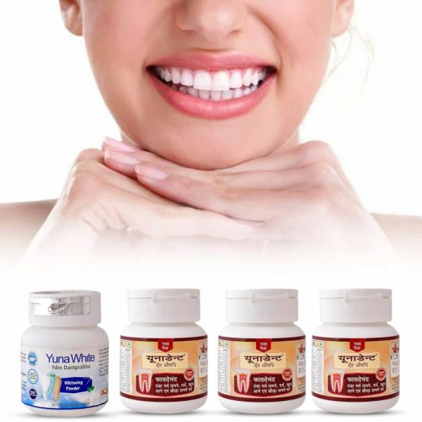 3 Yunadent Medical Powder + 1 Yunawhite